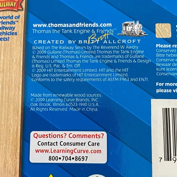 Learning Curve Thomas & Friends Wooden Railway RHENEAS #LC98008 *RARE* 2008 - Picture 14 of 15